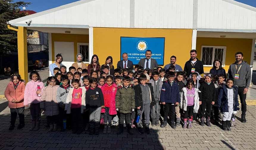 Van’da TEGV ile nitelikli eğitim devam ediyor