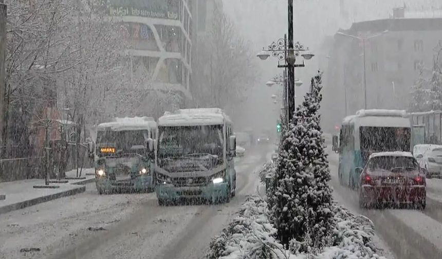 Van beyaza büründü! Kar yağışı devam edecek mi?