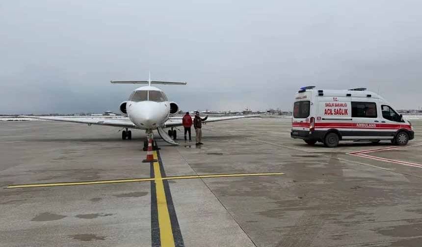 Van'da tedavi gören bebek Konya’ya sevk edildi