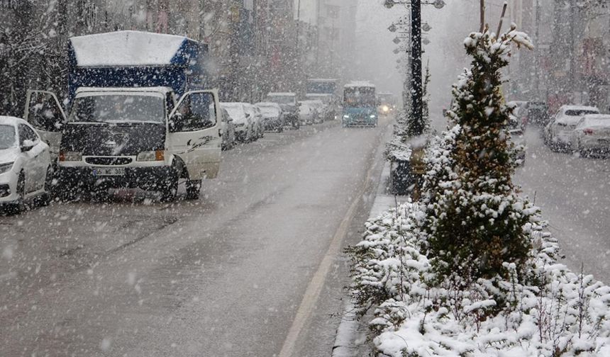Meteoroloji 5 günlük tahminleri açıkladı! Van’da kar yağışı devam edecek