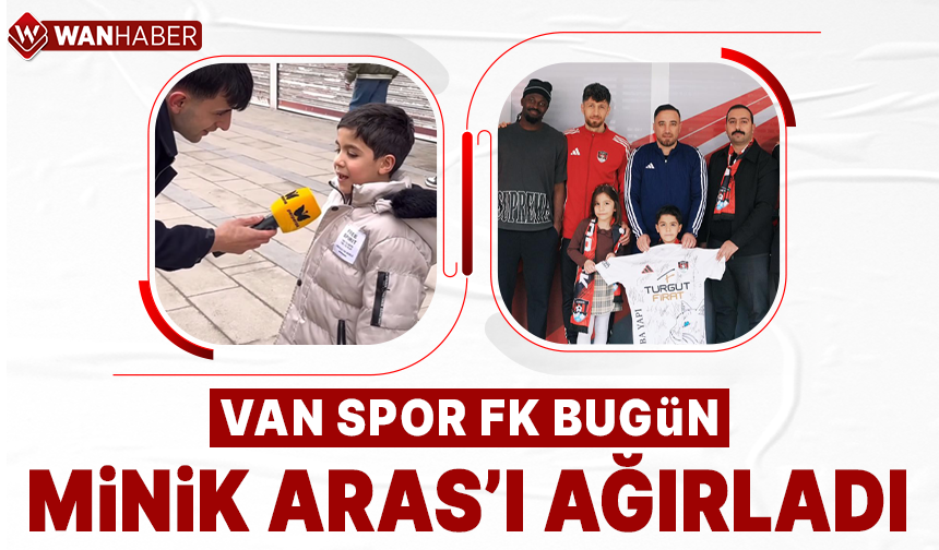 Vanspor yönetimi minik Aras'ı tesislerde ağırladı