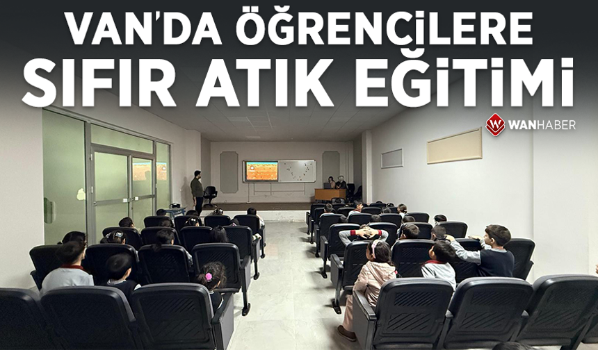Van’da öğrencilere sıfır atık eğitimi