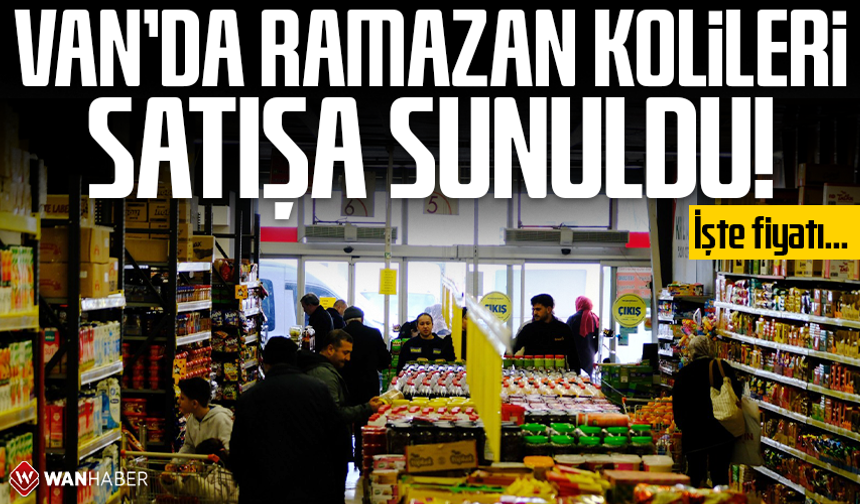 Van’da Ramazan kolileri satışa sunuldu!  İşte fiyatı…