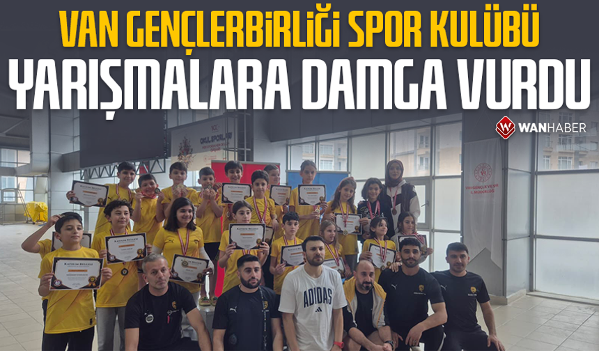 Van Gençlerbirliği Spor Kulübü yarışmalara damga vurdu