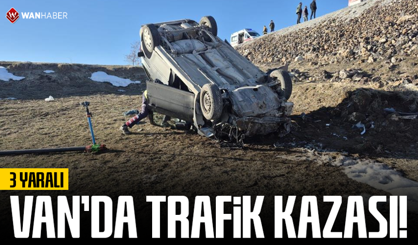 Van'da trafik kazası: 3 yaralı