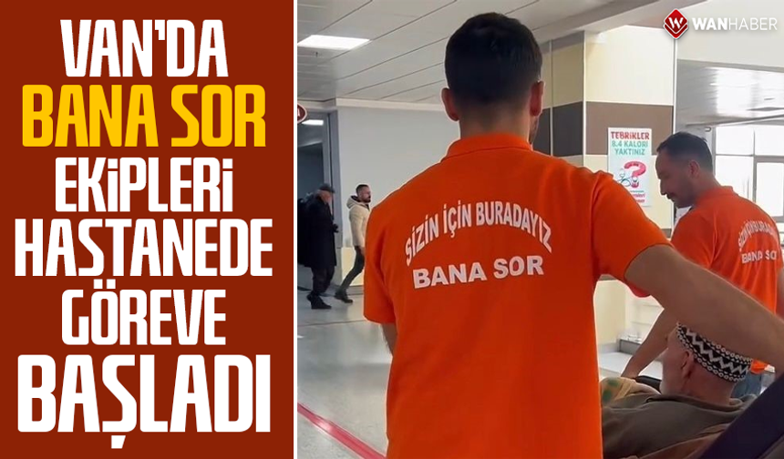 Van’da hastanede ulaşımı kolaylaştıran sistem geldi!