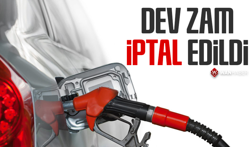 Motorine beklenen zam iptal edildi