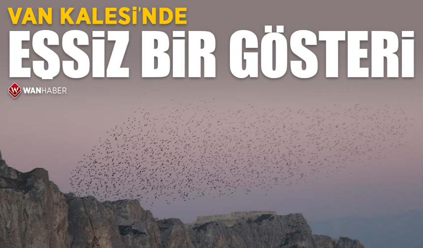 Van Kalesi'nde eşsiz bir gösteri