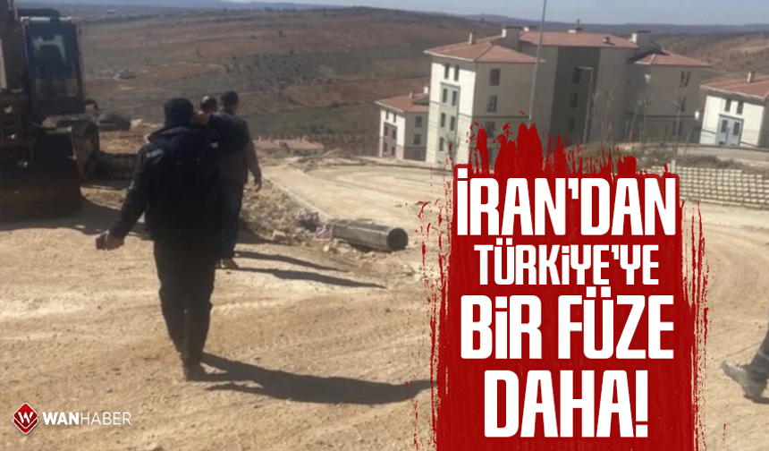 İran'dan Türkiye'ye bir füze daha!