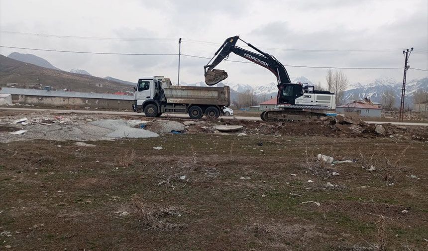Van’da kaçak moloz ve hafriyat dökümlerine sıkı denetim