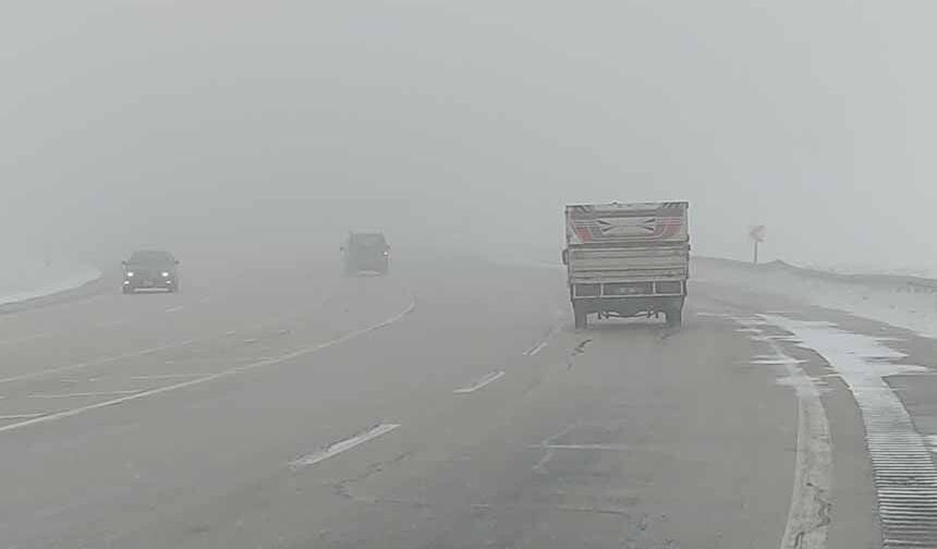 Van'da sis ve kar yağışı yüksek kesimlerde etkili oluyor