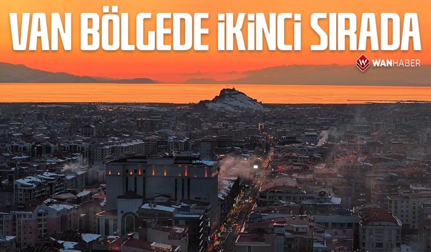 Van bölgede ikinci sırada