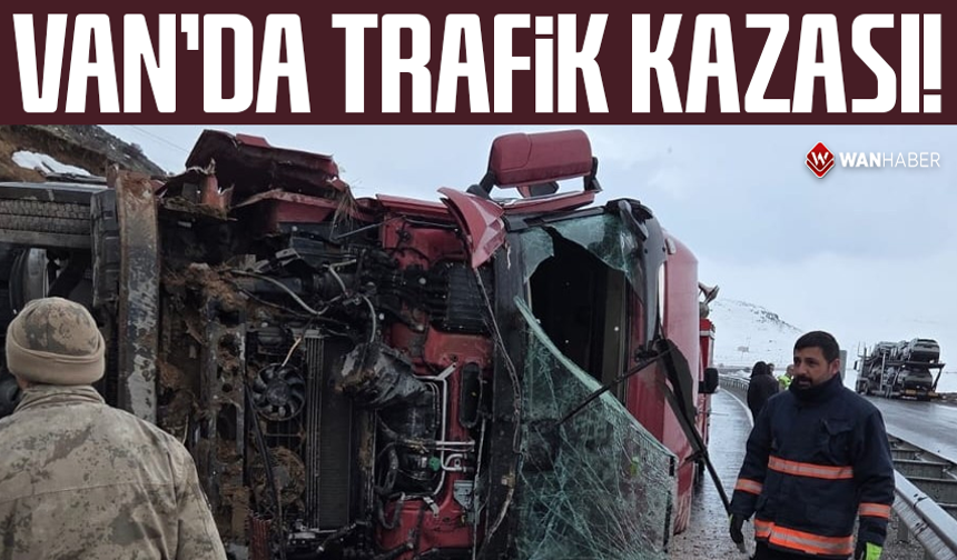 Van'da trafik kazası: 1 yaralı
