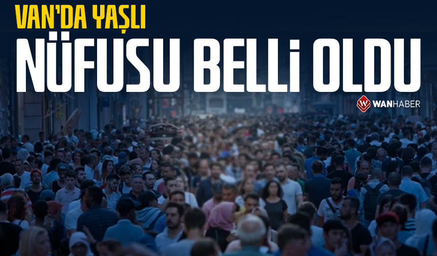 Van’da yaşlı nüfusu belli oldu