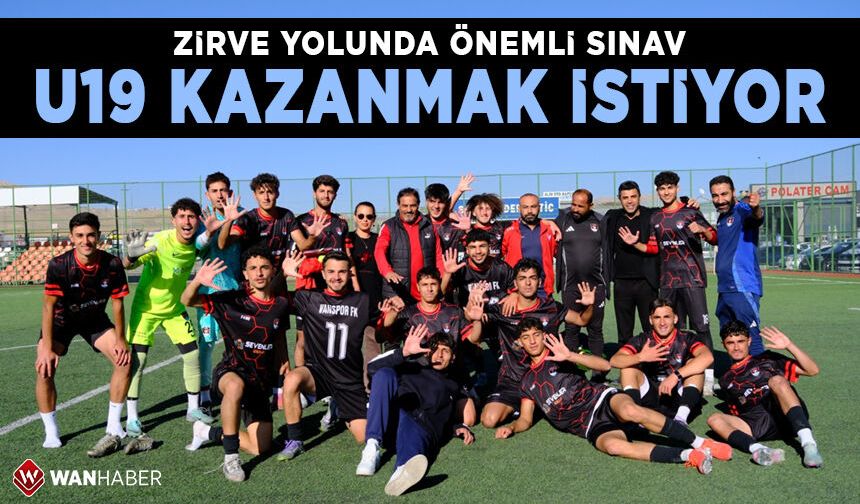 Vanspor U19’un zirve yolunda önemli sınavı