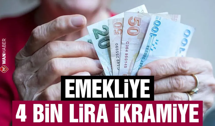 Emeklilere verilecek ikramiye tutarı belli oldu