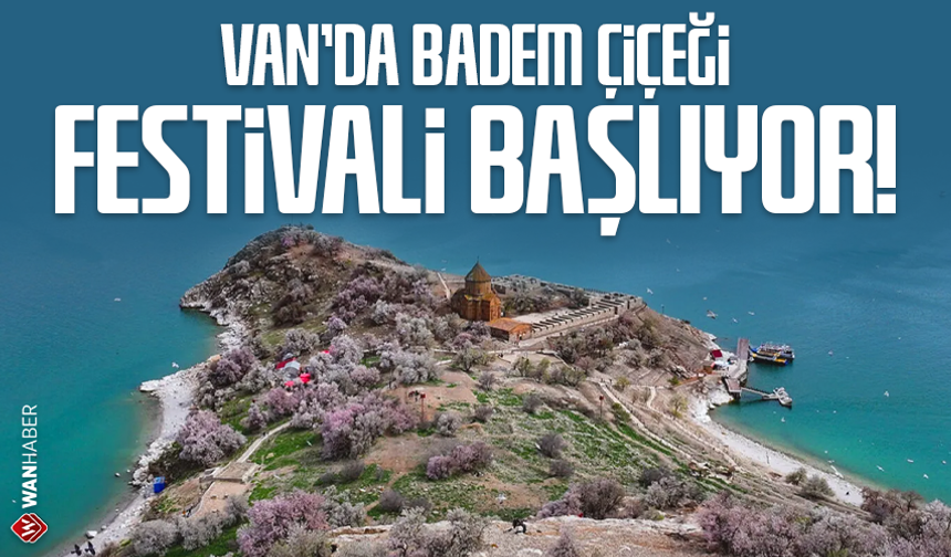 Van’da Badem Çiçeği Festivali başlıyor!