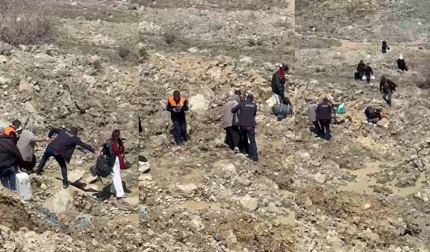 Hakkari-Van yolunda vatandaşlara geçiş desteği