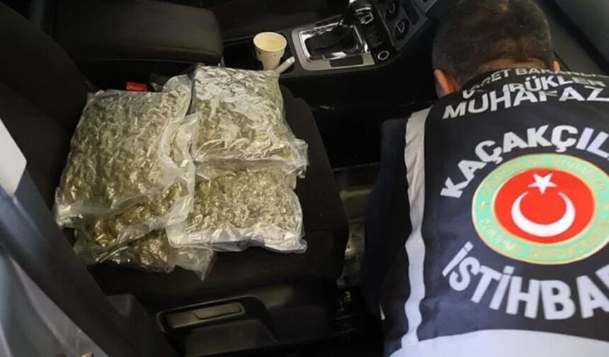Gümrüklerde 3 ayda 7,2 ton uyuşturucu ele geçirdi