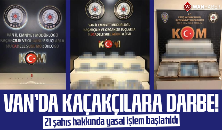 Van'da kaçakçılara darbe