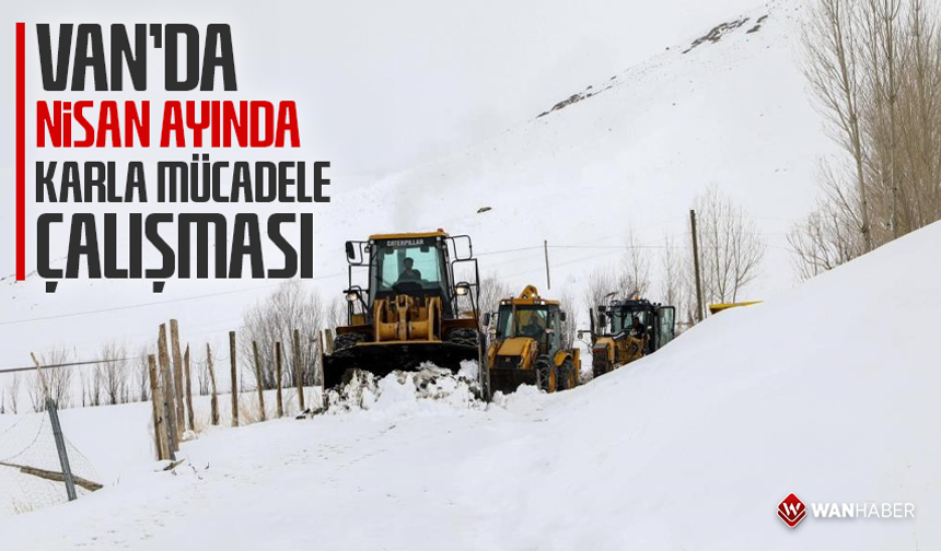 Nisanda karla mücadele çalışması