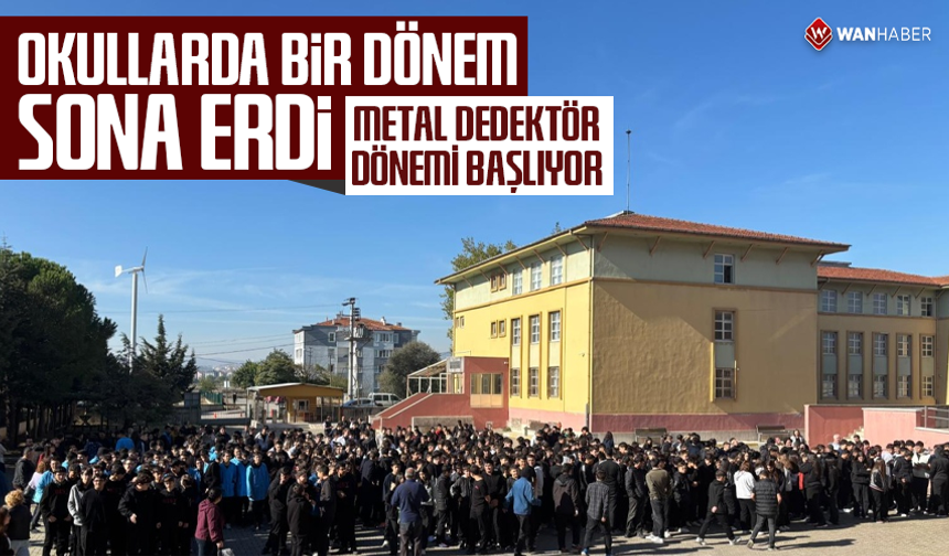 Okullarda bir dönem sona erdi