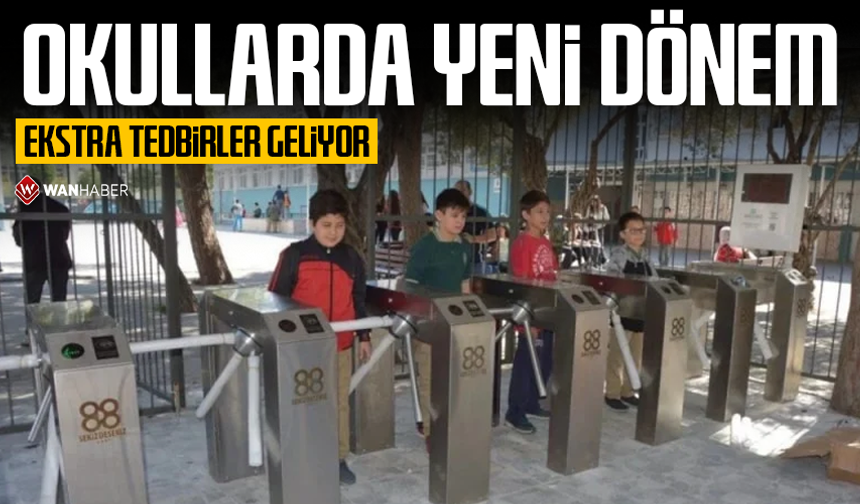 Okullarda yeni dönem: Ekstra tedbirler geliyor