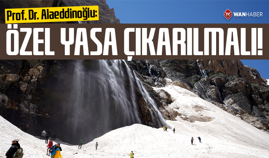 Prof. Dr. Alaeddinoğlu: Özel yasa çıkarılmalı