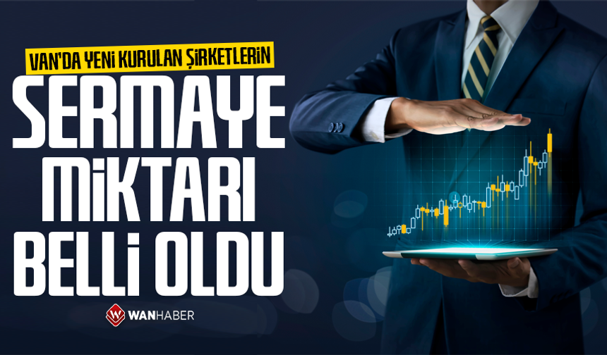 Van’da yeni kurulan şirketlerin sermaye miktarı belli oldu