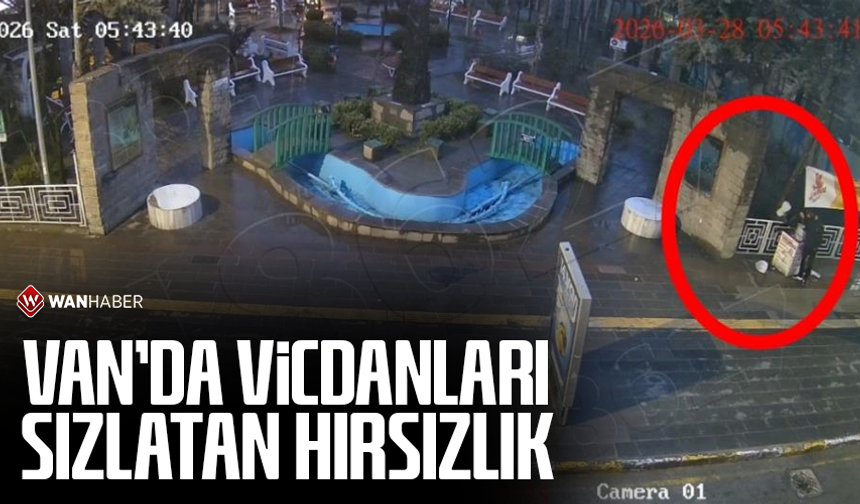 Van'da vicdanları sızlatan hırsızlık