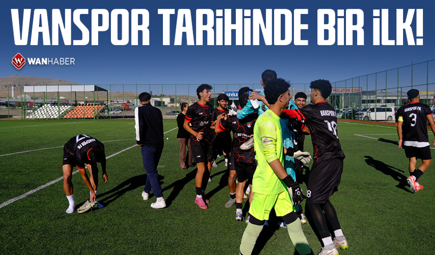 Vanspor tarihinde bir ilk!