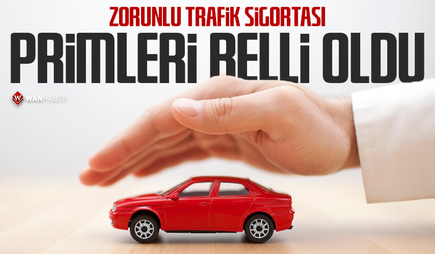 Zorunlu trafik sigortası primleri belli oldu