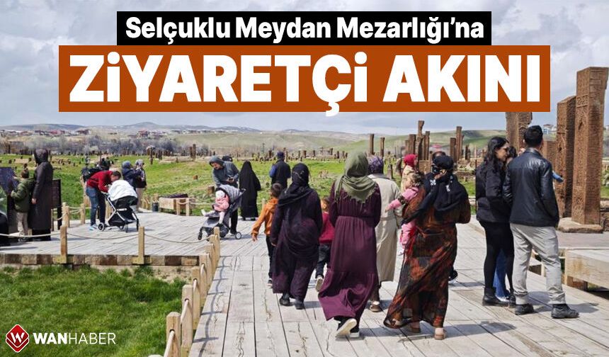 Selçuklu Meydan Mezarlığı’na ziyaretçi akını