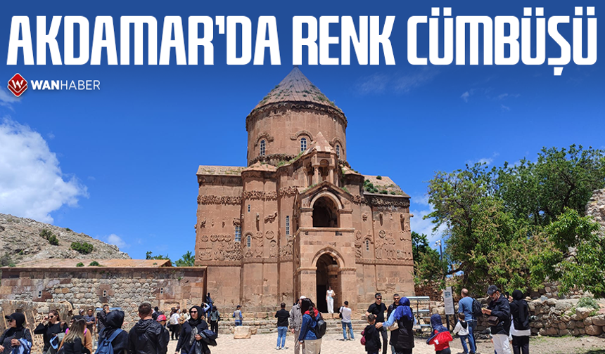 Akdamar’da renk cümbüşü…