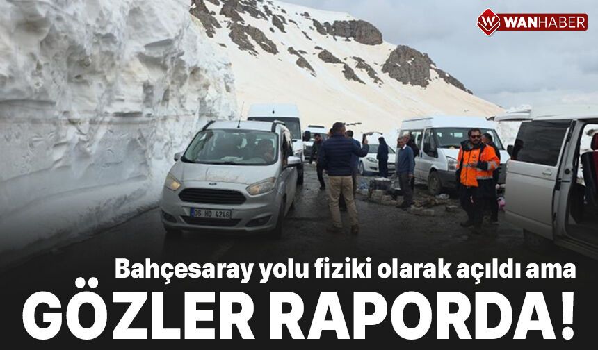 Van-Bahçesaray yolunda 10 metrelik kar duvarları aşıldı ama 'Çığ' engeli sürüyor!