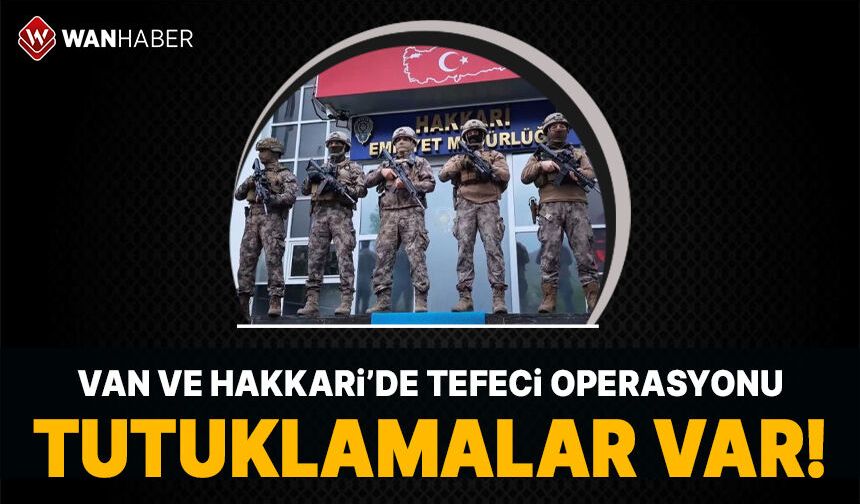 Van ve Hakkari'deki operasyonda sıcak gelişme: 4 tutuklama!