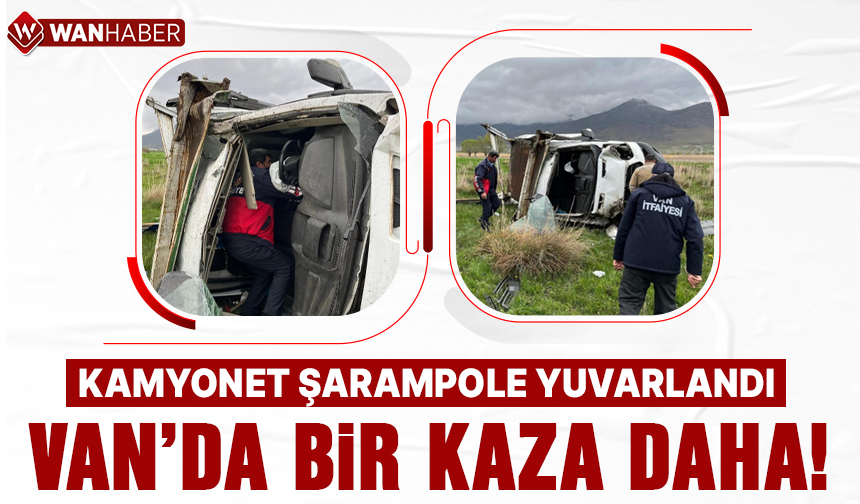 Van-Bitlis kara yolunda korkutan kaza!