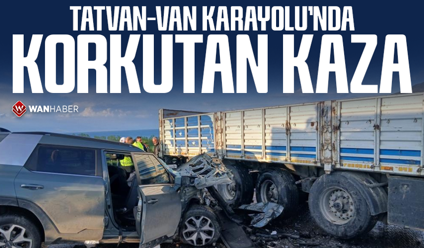 Tatvan-Van Karayolu'nda korkutan kaza