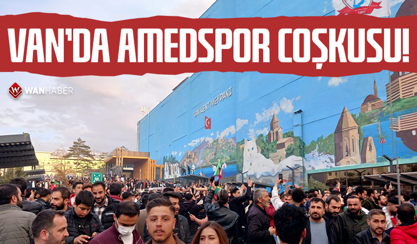 Van’da Amedspor coşkusu!