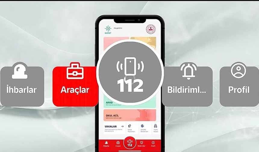"HAYAT 112 Acil" uygulamasının indirilme sayısı yarım milyonu aştı
