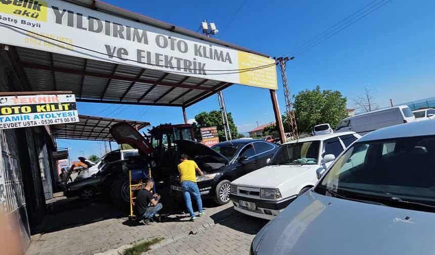 Van'da sürücüler sanayiye akın etti