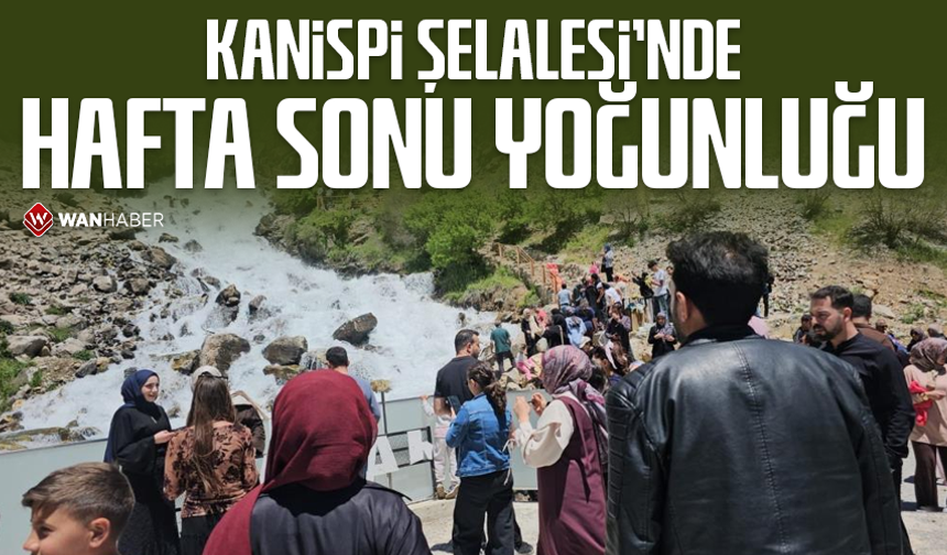 Kanispi Şelalesi'nde hafta sonu yoğunluğu