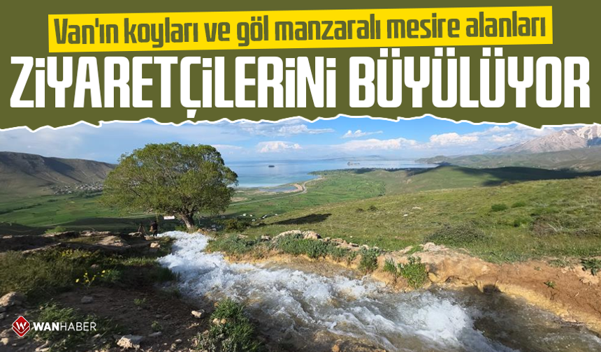 Van'ın koyları ve göl manzaralı mesire alanları ziyaretçilerini büyülüyor
