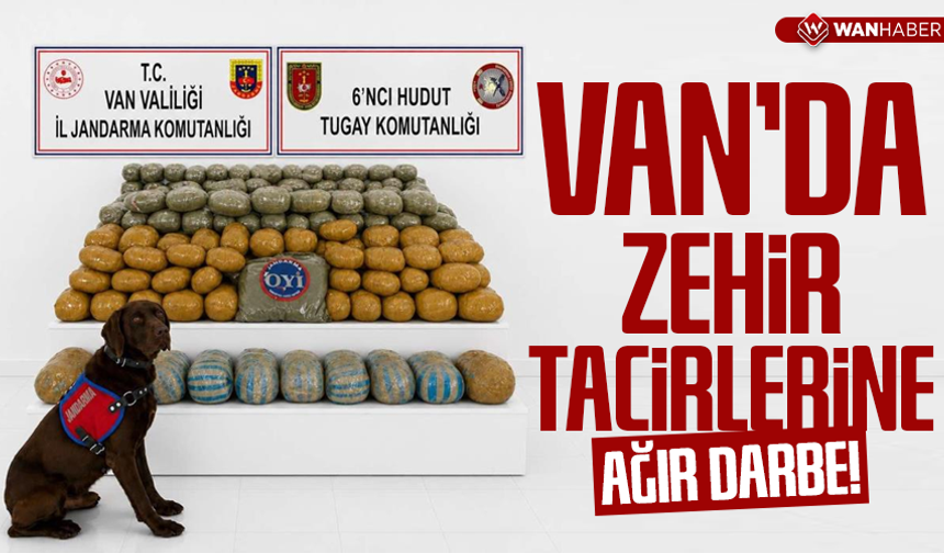 Van'da zehir tacirlerine ağır darbe!