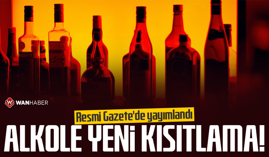 İçki yasağı yürürlüğe girdi! Resmi Gazete'de yayımlandı