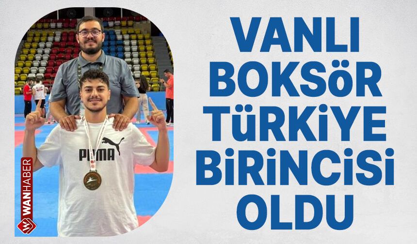 Vanlı boksör Alim Yönten Türkiye şampiyonu oldu