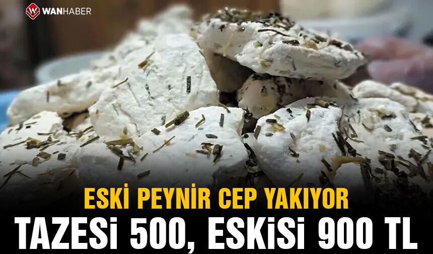 Van’da taze peynir 500, eski peynir 900 TL!