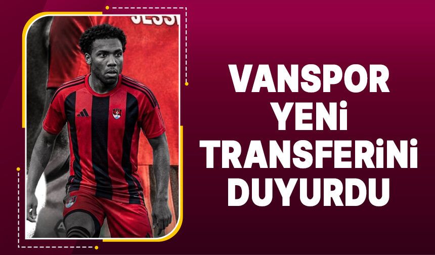 Vanspor FK'dan orta sahaya milli takviye: Molik Jesse Khan ile 2 yıllık imza