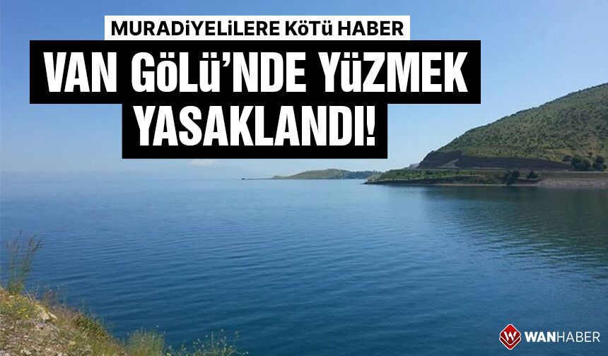 Muradiyelilere kötü haber! Van Gölü'nde yüzmek yasaklandı