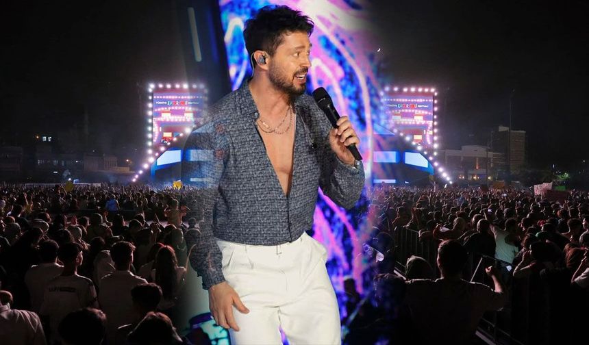 Murat Boz şarkılarıyla Vanlıları coşturdu